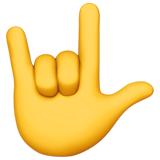 Love you gesture emoji